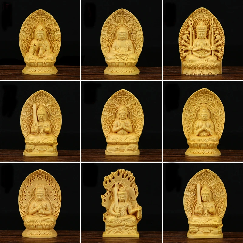 Boxwood Wood Sculpture Buddhism Sambo Buddha Home Decoration Accessories Office Garden Ornaments Artwork Buda Statue Bouddha
Boxwood Wood Sculpture Buddhism Sambo Buddha Home Decoration Accessories Office Garden Ornaments Artwork Buda Statue Bouddha