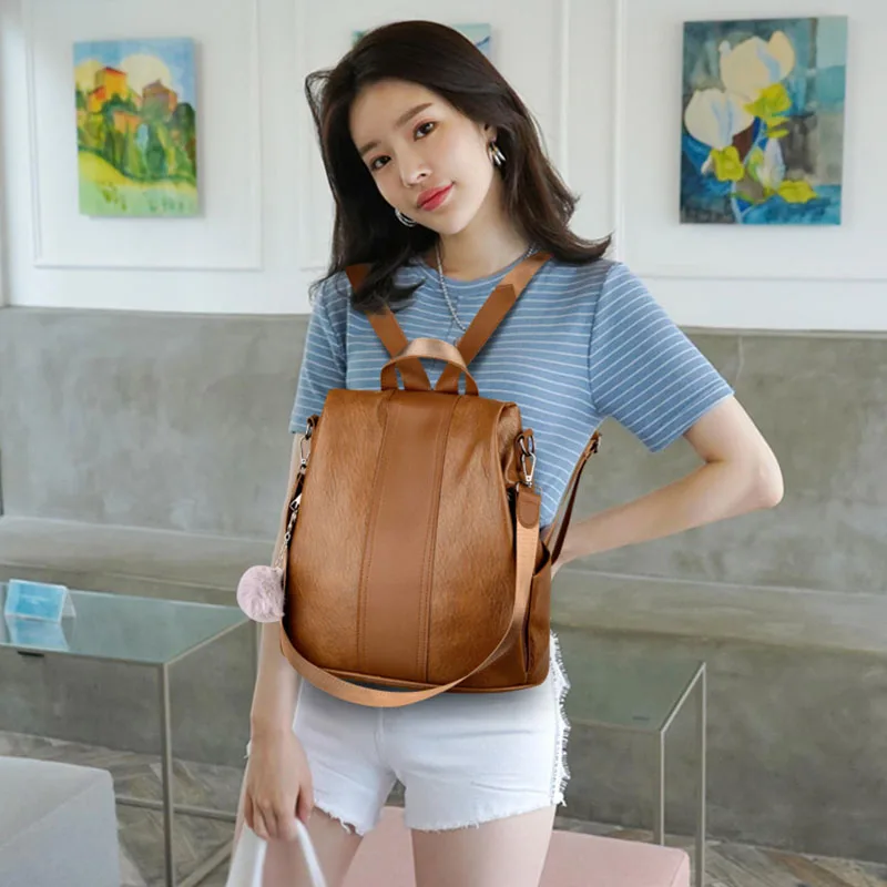 High Quality Pu Leather Summer Leisure Travel Fashionable Roomy Backpack for Women 2021 New Large Capacity Backpack Mochila
High Quality Pu Leather Summer Leisure Travel Fashionable Roomy Backpack for Women 2021 New Large Capacity Backpack Mochila