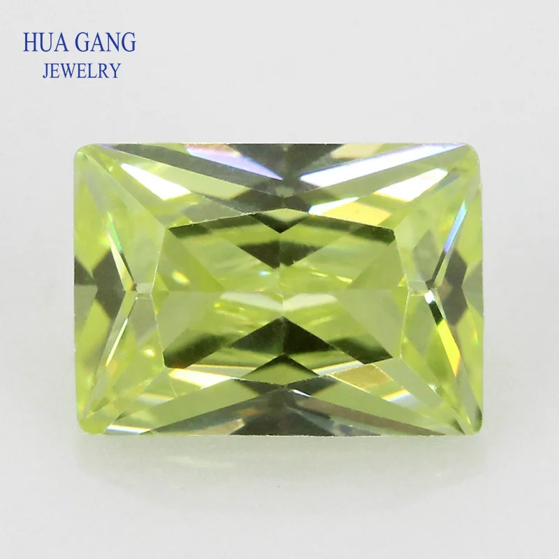 5A Apple Green Rectangle Shape Cut CZ Stone Synthetic Gems Cubic Zirconia For Jewelry Size 4x6~6x8 Free Shipping
5A Apple Green Rectangle Shape Cut CZ Stone Synthetic Gems Cubic Zirconia For Jewelry Size 4x6~6x8 Free Shipping