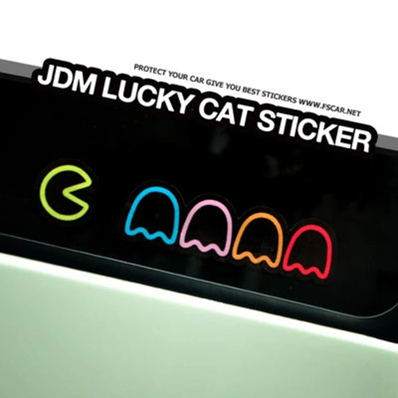 Noizzy Pacman Colorful Window Hellaflush Decal Bomb Car Sticker JDM Vinyl Auto Rear Windshield Tuning Accessories Car Styling
Noizzy Pacman Colorful Window Hellaflush Decal Bomb Car Sticker JDM Vinyl Auto Rear Windshield Tuning Accessories Car Styling