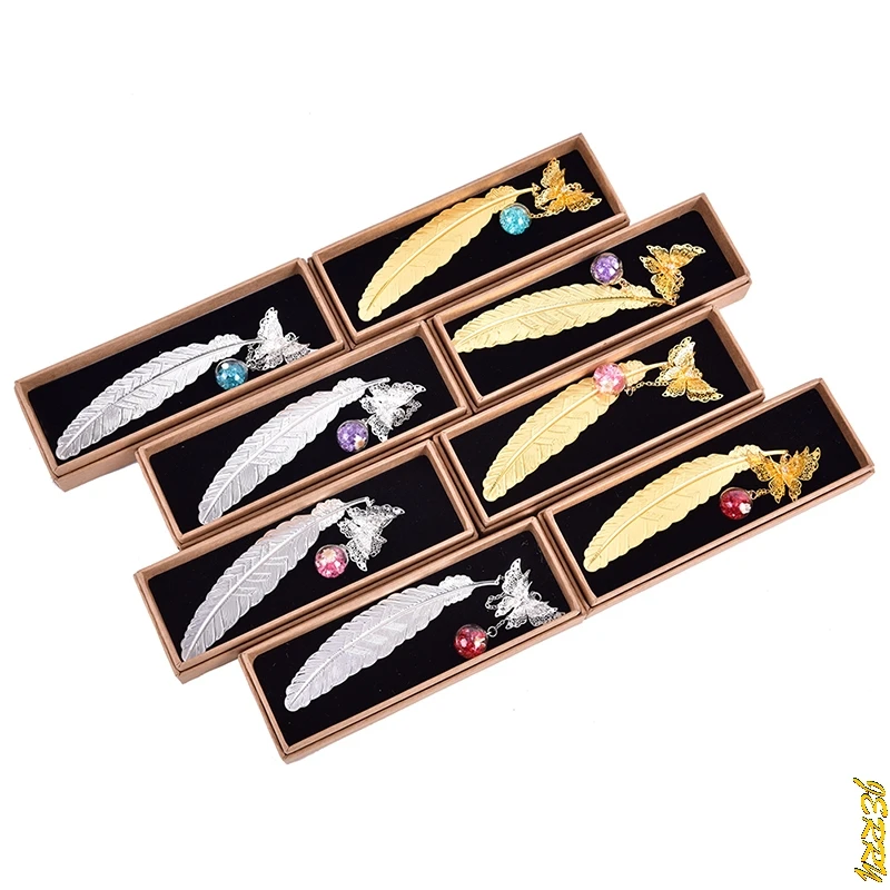 Hot Sale Retro Vintage Bookmark Design Feather/butterfly Creative Metal Bookmark Promotional Gift Stationery Movie Bookmark
Hot Sale Retro Vintage Bookmark Design Feather/butterfly Creative Metal Bookmark Promotional Gift Stationery Movie Bookmark
