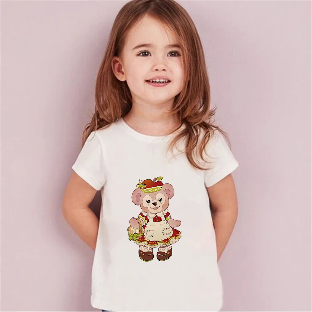 New Summer Cartoon Disney Bear Print T Shirt Kids Gifts Cute Clothes Girls O-neck Tee Tops Kawaii White Children Cozy Casual
New Summer Cartoon Disney Bear Print T Shirt Kids Gifts Cute Clothes Girls O-neck Tee Tops Kawaii White Children Cozy Casual