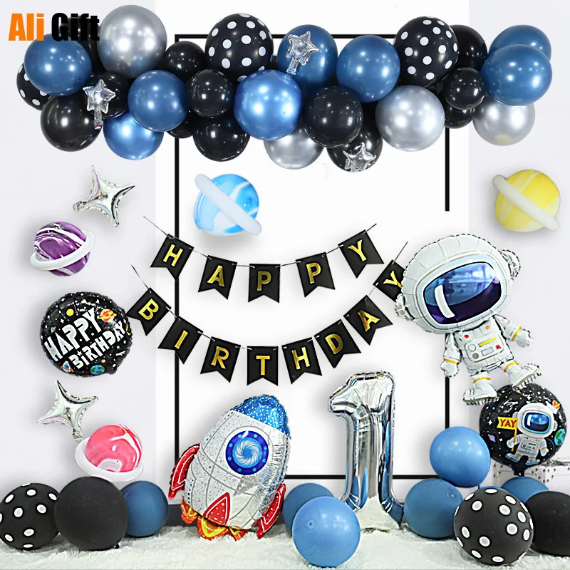Outer Space Party Astronaut Rocket Ship Foil Balloons Galaxy Solar System Theme Party Boy Kid Birthday Decoration Gift Supplies
Outer Space Party Astronaut Rocket Ship Foil Balloons Galaxy Solar System Theme Party Boy Kid Birthday Decoration Gift Supplies