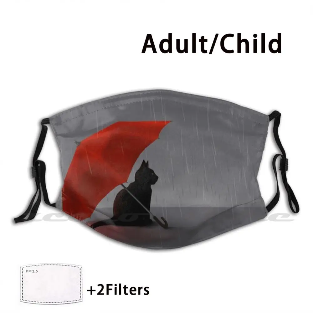 Gray Rainy Day Mask Adult Child Washable Pm2.5 Filter Logo Creativity Cat Black Cat Umbrella Red Kitten Animal Rain Rainy Day
Gray Rainy Day Mask Adult Child Washable Pm2.5 Filter Logo Creativity Cat Black Cat Umbrella Red Kitten Animal Rain Rainy Day