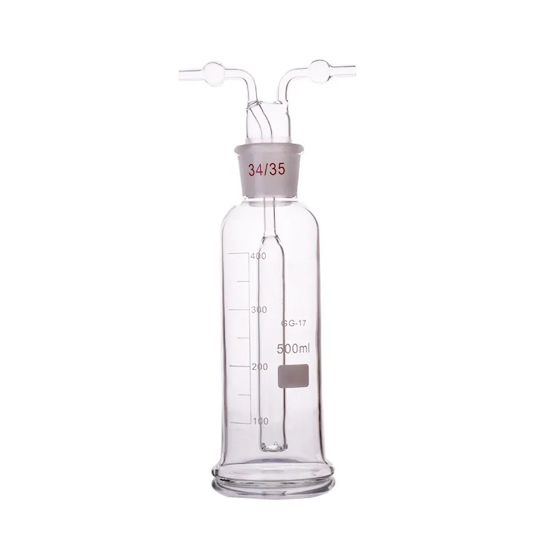 Glass washing bottle Mengshi washing bottle thickened porous gas washing bottle 250ml 500ml filter bottle
Glass washing bottle Mengshi washing bottle thickened porous gas washing bottle 250ml 500ml filter bottle