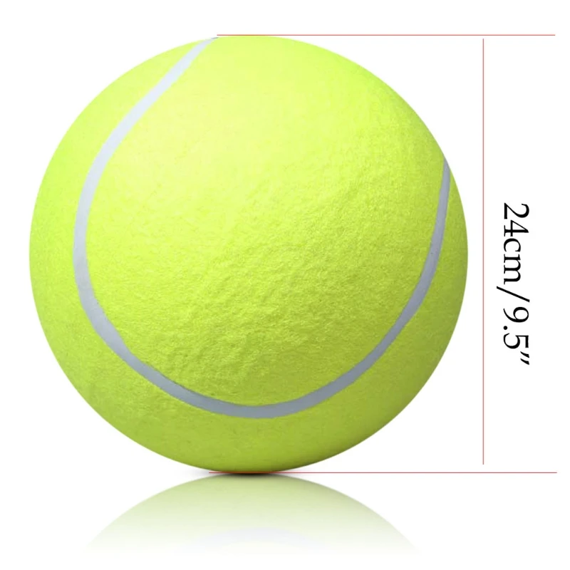 Giant Tennis Ball 24 CM Pet TOY Signature JUMBO Big Tennis Ball K3NA
Giant Tennis Ball 24 CM Pet TOY Signature JUMBO Big Tennis Ball K3NA
