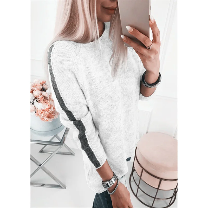 Pure Long Sleeve Sweater Women Casual O-neck Pullover Sweaters Harajuku Autumn Winter Clothing 2020 SJ3637R 
Pure Long Sleeve Sweater Women Casual O-neck Pullover Sweaters Harajuku Autumn Winter Clothing 2020 SJ3637R