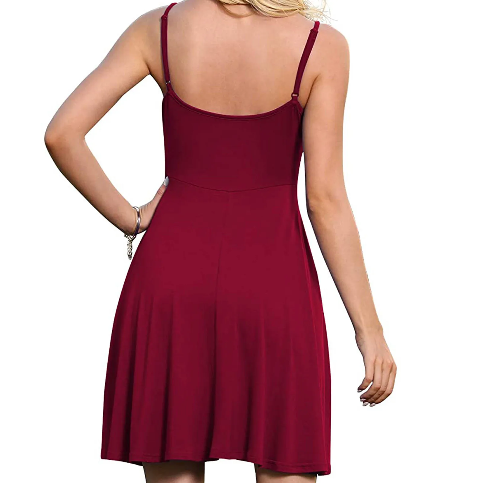 Women Fashion Casual Comfy Sexy Solid Color U-Neck Pocketed Short Sleeve Dress Pocketed Short Sleeve Dress Ruffles Party Dress
Women Fashion Casual Comfy Sexy Solid Color U-Neck Pocketed Short Sleeve Dress Pocketed Short Sleeve Dress Ruffles Party Dress