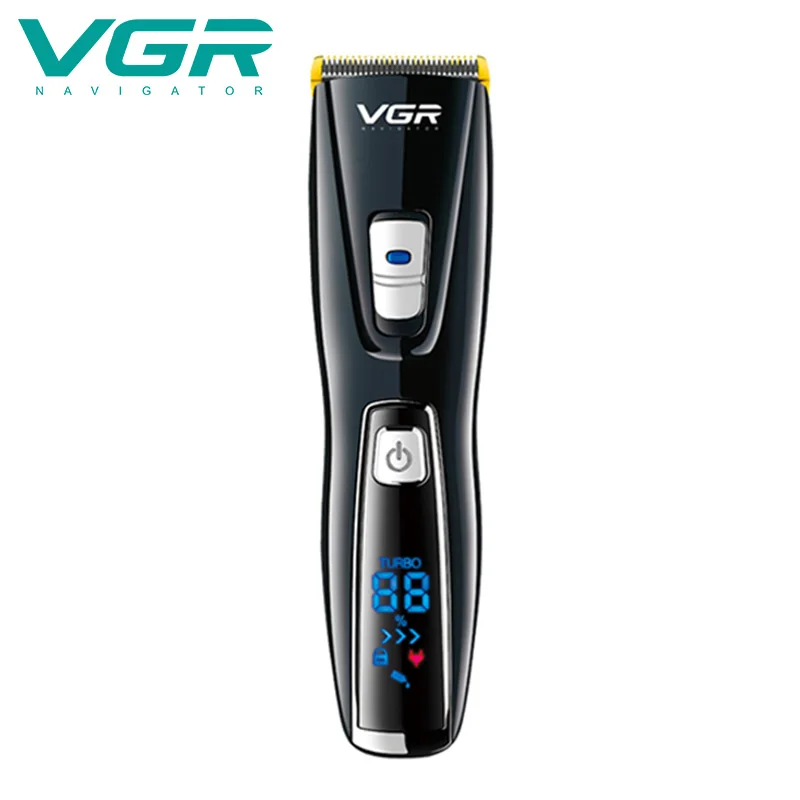 VGR professional hair trimmer rechargeable hair clipper haircut machine LCD display powerful 10W
VGR professional hair trimmer rechargeable hair clipper haircut machine LCD display powerful 10W