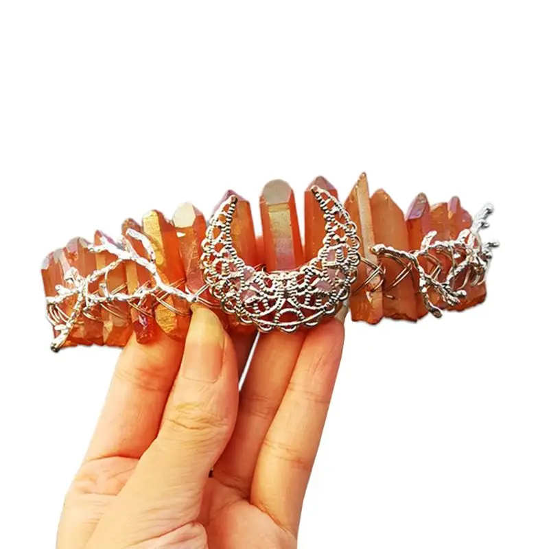 Women Handmade Raw Crystal Crown Alloy Moon Branch Festival Boho Fairy Hair Hoop 2XPC
Women Handmade Raw Crystal Crown Alloy Moon Branch Festival Boho Fairy Hair Hoop 2XPC