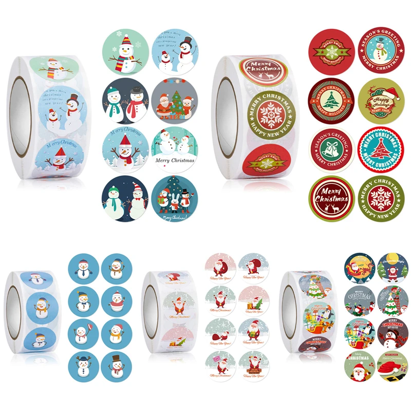 500Pcs/roll Cute Stickers Christmas Party Gift Sticker Decor Sealing Sticker Merry Christmas Baking Envelope Scrapbook Sticker
500Pcs/roll Cute Stickers Christmas Party Gift Sticker Decor Sealing Sticker Merry Christmas Baking Envelope Scrapbook Sticker