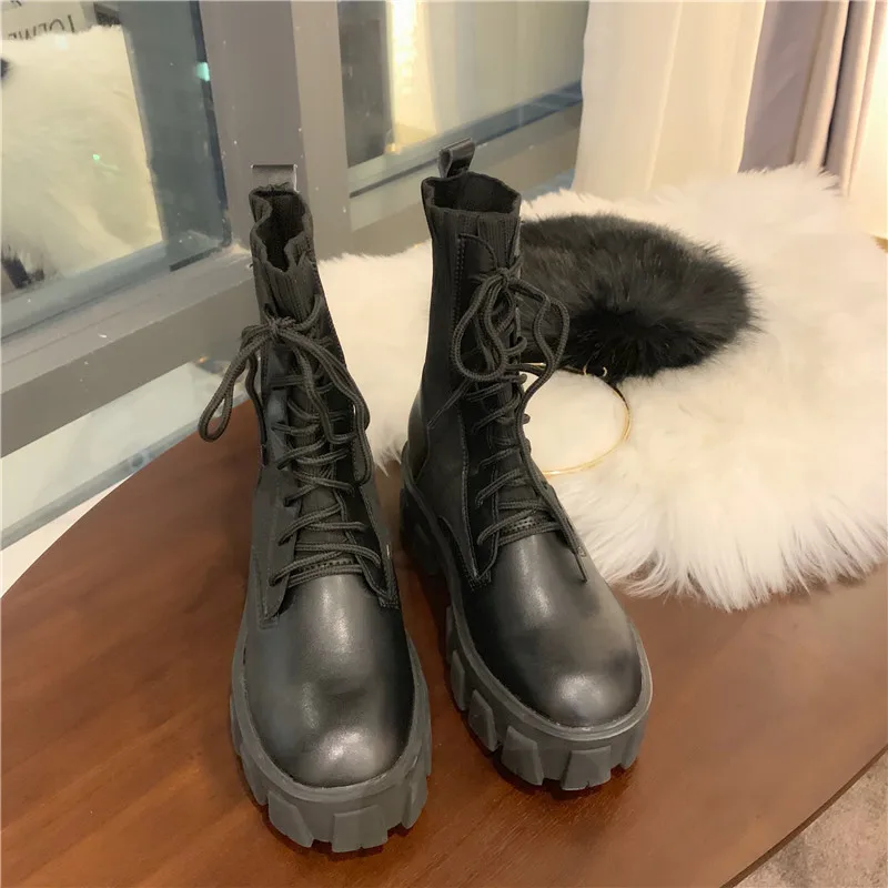 Socks And Boots Woman Elastic Force Short Boots 2019 Genuine Leather Chalaza Bottom
Socks And Boots Woman Elastic Force Short Boots 2019 Genuine Leather Chalaza Bottom