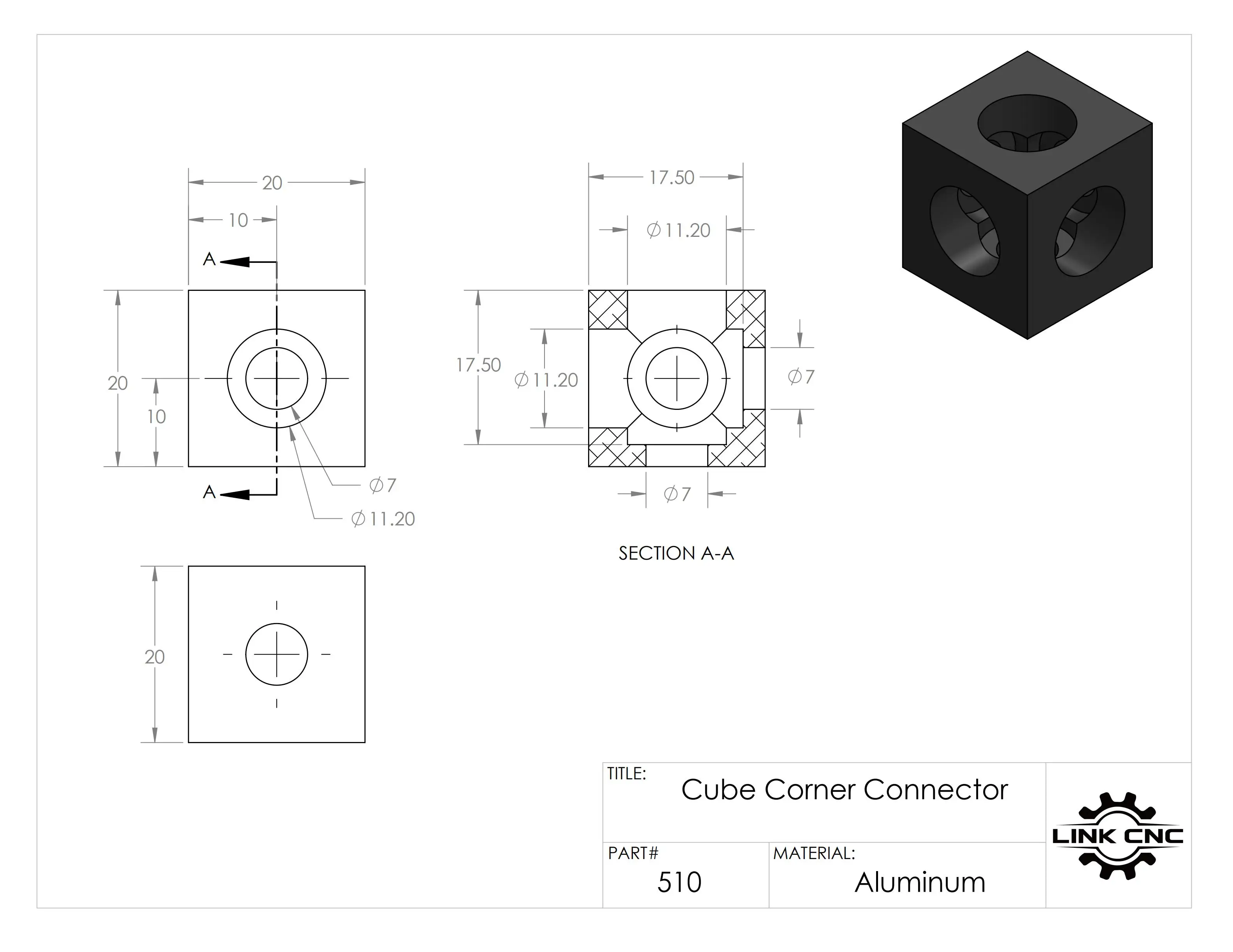 3D printer openbuilds V-slot three corner cube corner prism connector adjustable wheel bracket
3D printer openbuilds V-slot three corner cube corner prism connector adjustable wheel bracket