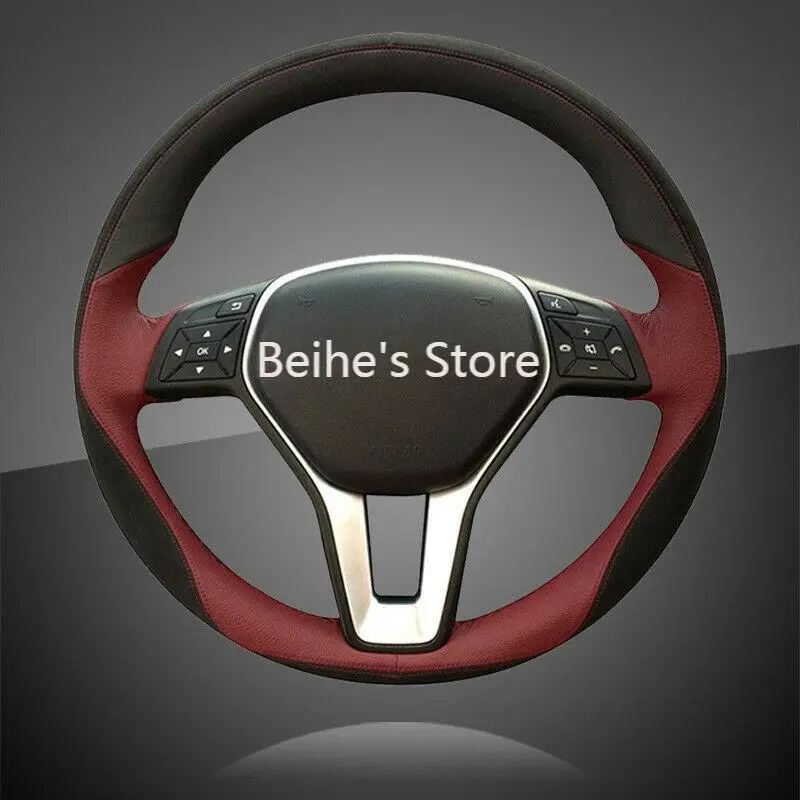 Hand Stitched Auto Braid On The Steering Wheel Cover for Benz A-Class 2013-2015
Hand Stitched Auto Braid On The Steering Wheel Cover for Benz A-Class 2013-2015