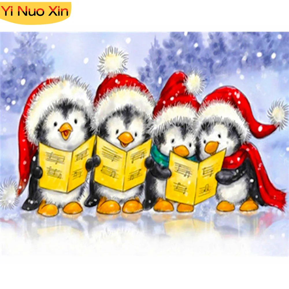 Home Decor Rhinestone Diamond Painting Gift Embroidery Christmas Animal Penguin Cartoon Cross Stitch Full DIY Mosaic Complete 5D
Home Decor Rhinestone Diamond Painting Gift Embroidery Christmas Animal Penguin Cartoon Cross Stitch Full DIY Mosaic Complete 5D
