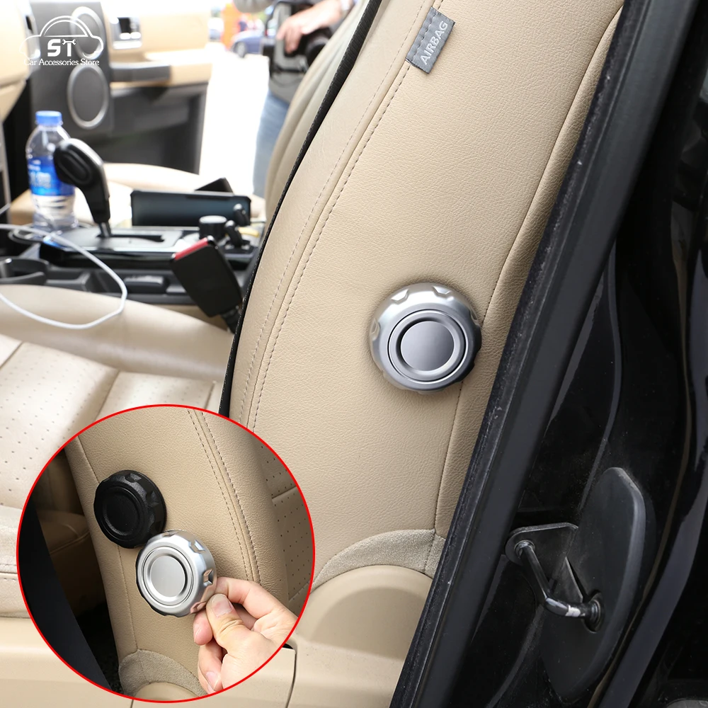 

1pcs Seat Backrest Adjustment Knob Cover Trim,ABS Silver,for Land Rover Discovery 3 LR3,Discovery 4 LR4 2004-2016,Car Accessorie