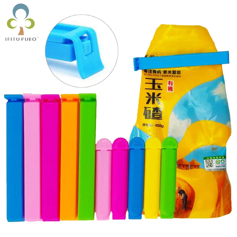 Portable New Kitchen Storage Food Snack Seal Sealing Bag Clips Sealer Clamp Plastic Tool Kitchen Accessories
Portable New Kitchen Storage Food Snack Seal Sealing Bag Clips Sealer Clamp Plastic Tool Kitchen Accessories