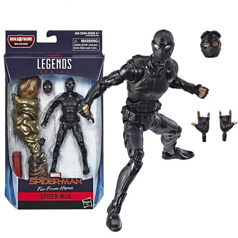 Фигурка героя Hasbro из оригинальных легенд Marvel, Человек-паук, незаметная одежда, подвижная модель, аниме экшн-фигурки, игрушки для детей
Фигурка героя Hasbro из оригинальных легенд Marvel, Человек-паук, незаметная одежда, подвижная модель, аниме экшн-фигурки, игрушки для детей
