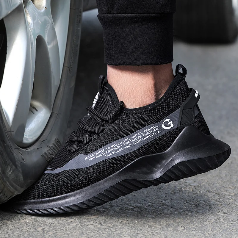 Outdoor Man Safety Shoes Breathable Boots Steel Toe Puncture-Proof Sneakers for Men Shoe Work Indestructible Protective Footwear
Outdoor Man Safety Shoes Breathable Boots Steel Toe Puncture-Proof Sneakers for Men Shoe Work Indestructible Protective Footwear