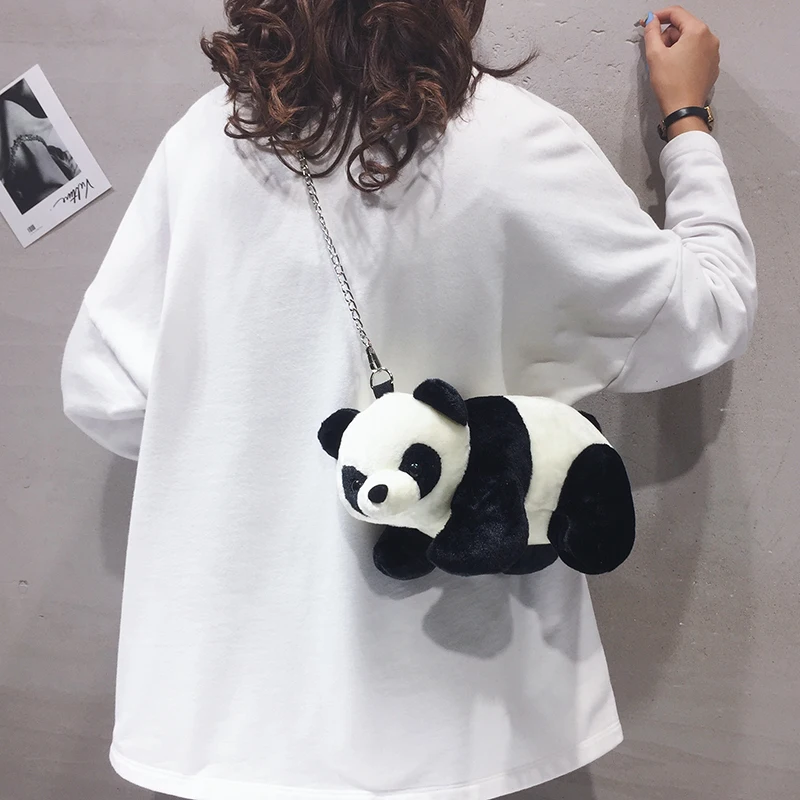 Small bag 2021 new fashion super cute versatile cartoon panda Mini Plush personalized One Shoulder Messenger Bag
Small bag 2021 new fashion super cute versatile cartoon panda Mini Plush personalized One Shoulder Messenger Bag