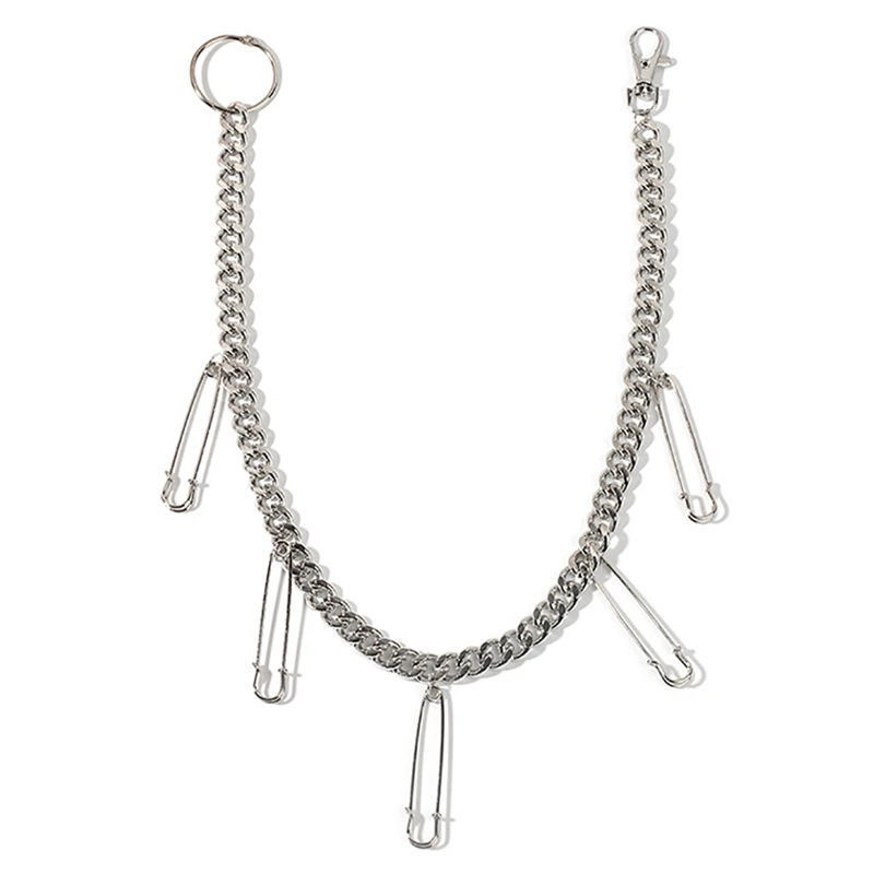 2PCS Punk Trousers Chain Keychain Women Man Metal Multilayer Chains HipHop Street Pant Jeans Rock Trousers Key Ring
2PCS Punk Trousers Chain Keychain Women Man Metal Multilayer Chains HipHop Street Pant Jeans Rock Trousers Key Ring