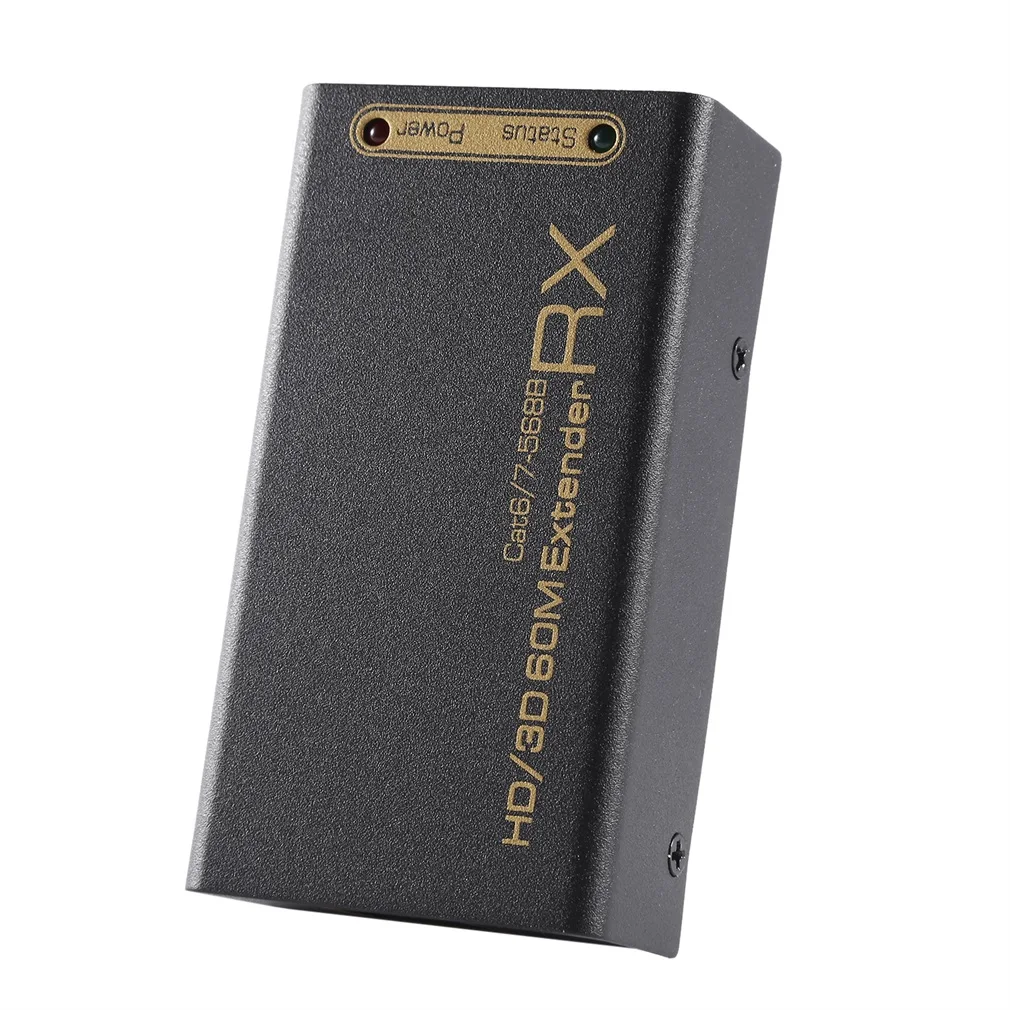 HD 1080P HDMI-CAT-HDMI удлинитель передатчик TX/RX с адаптером питания Поддержка HDMI 3D для ТВ