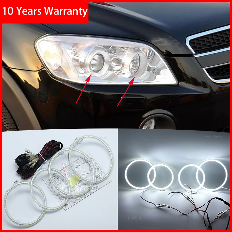Для CHEVROLET CAPTIVA S3X 2006 2007 2008 2009 2010 2011 отличные Ангельские глазки ультра яркие