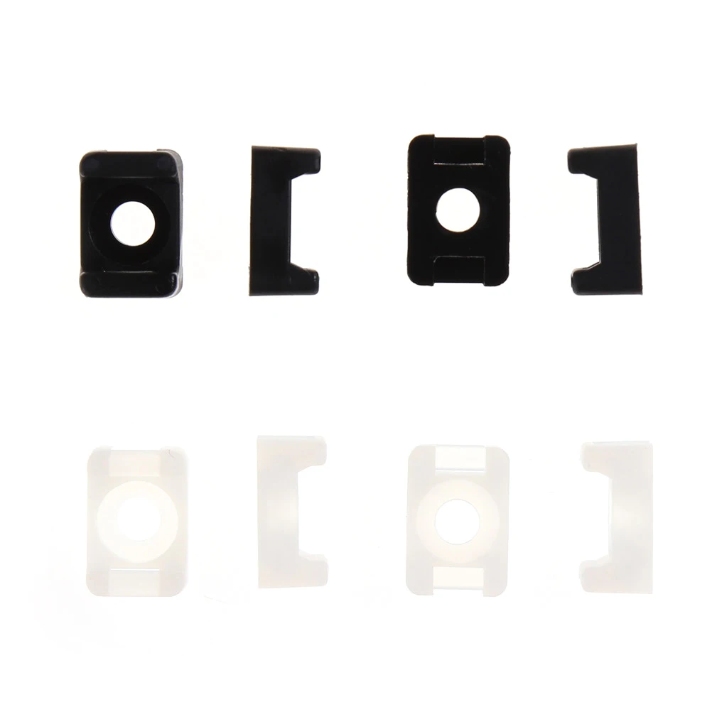 ZlinKJ 100PCS 4.6mm Cable Tie Mount Slim Zip Tie Base Wire Cable Tie for Wire Management Anchor to Wall Desk Basebord Fixed Seat
ZlinKJ 100PCS 4.6mm Cable Tie Mount Slim Zip Tie Base Wire Cable Tie for Wire Management Anchor to Wall Desk Basebord Fixed Seat