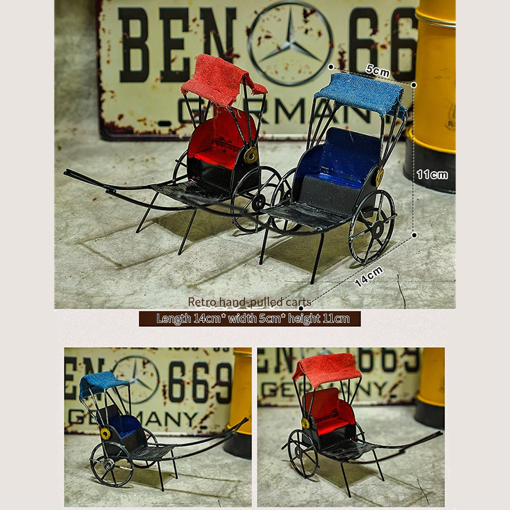New Tie Li Rickshaw Model Creative Cute Realistic Crafts Three-dimensional Living Room Furnishings Desktop Decoration для дома
New Tie Li Rickshaw Model Creative Cute Realistic Crafts Three-dimensional Living Room Furnishings Desktop Decoration для дома