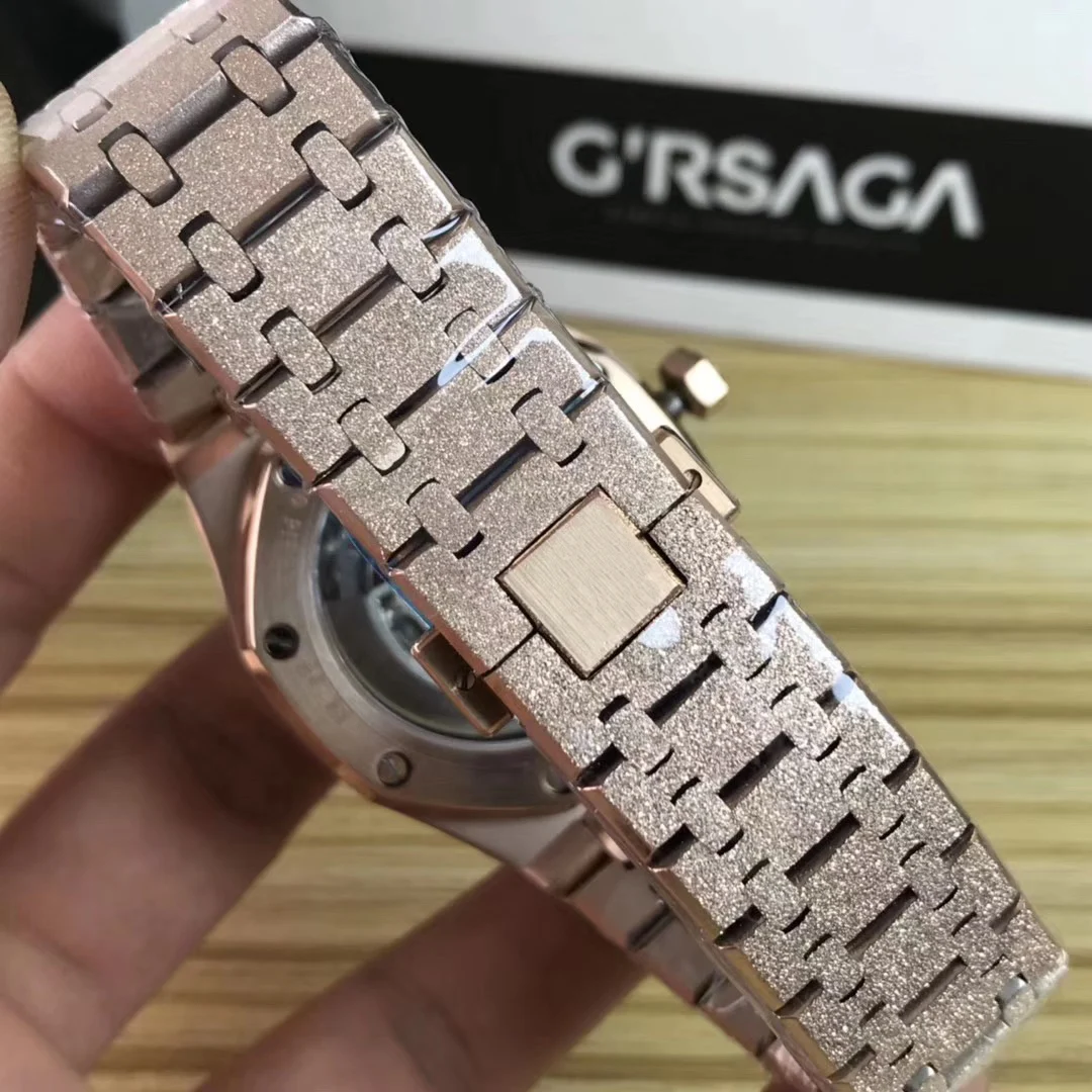 Classic New Men Stainless Steel Automatic Mechanical Sapphire Watches Rose Gold Tourbillion Skeleton Royal Oaks Transparent
Classic New Men Stainless Steel Automatic Mechanical Sapphire Watches Rose Gold Tourbillion Skeleton Royal Oaks Transparent