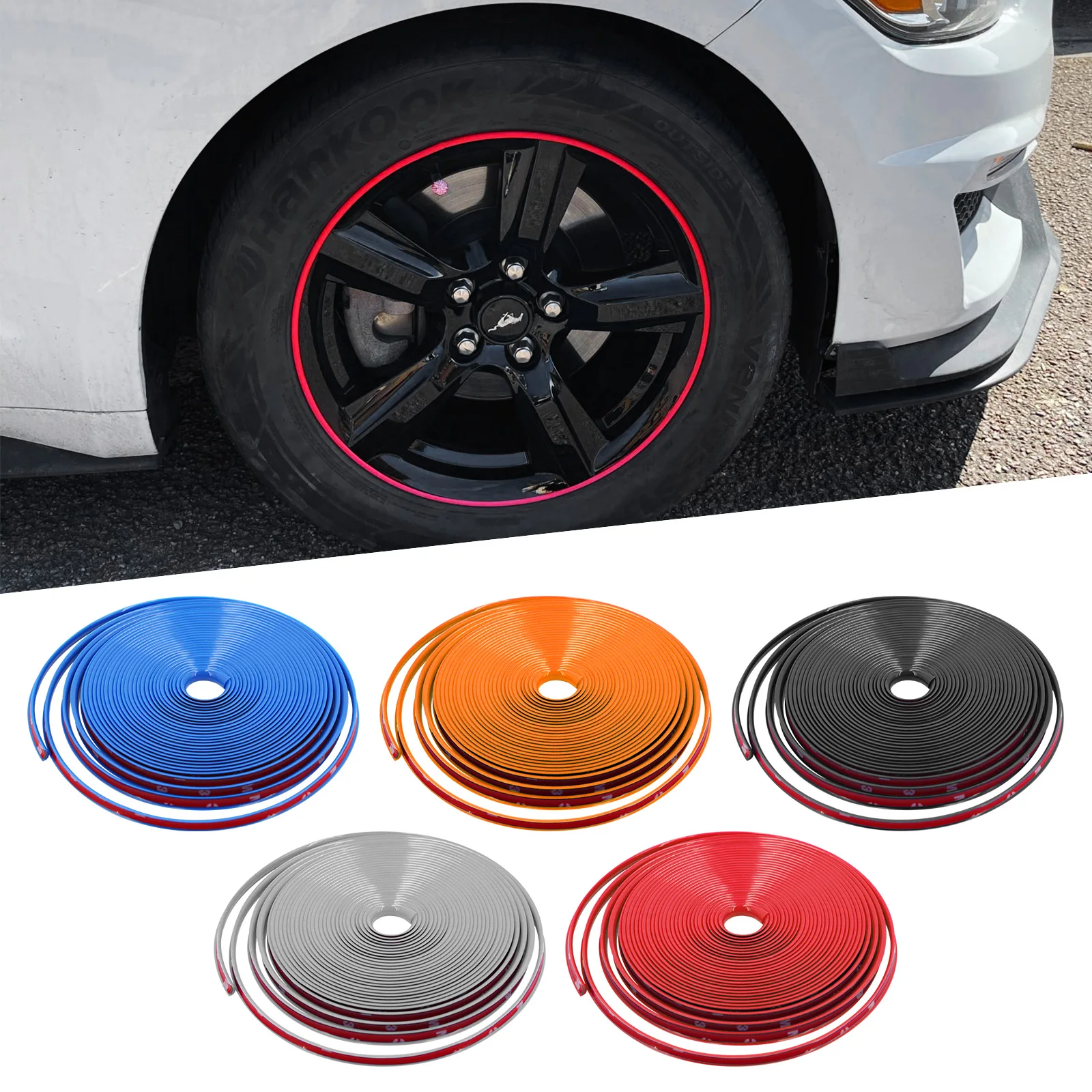 8M Car Wheel Rim Protector Decor Strip Rubber Tire Guard Line Rim blades Car Styling Moulding Trim Wheel Decoration Accessories
8M Car Wheel Rim Protector Decor Strip Rubber Tire Guard Line Rim blades Car Styling Moulding Trim Wheel Decoration Accessories