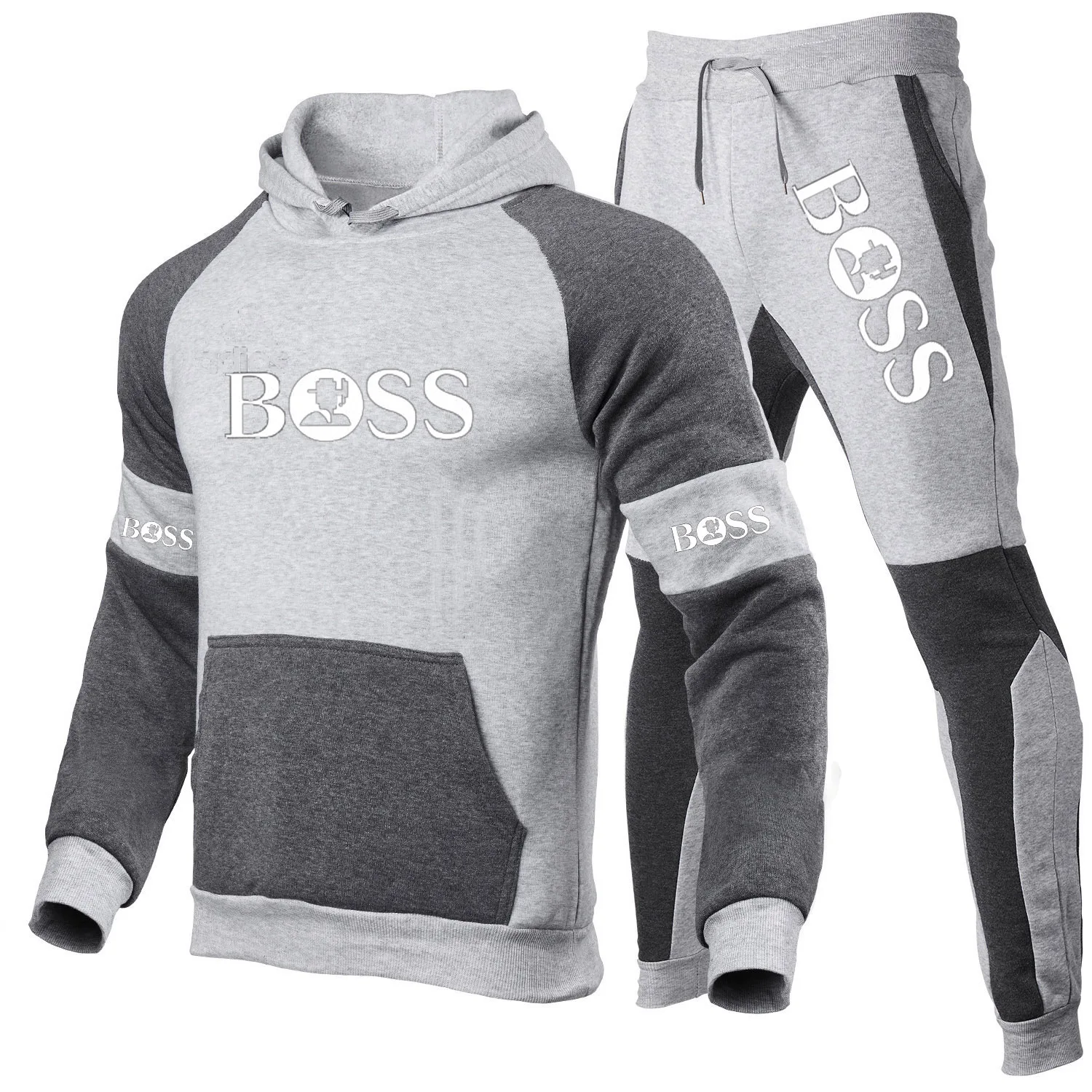 Mosaic Sweater Men's hooded Spring And Autumn 2021New Set With Handsome Casuai Sports Suit Men's Wear
Mosaic Sweater Men's hooded Spring And Autumn 2021New Set With Handsome Casuai Sports Suit Men's Wear
