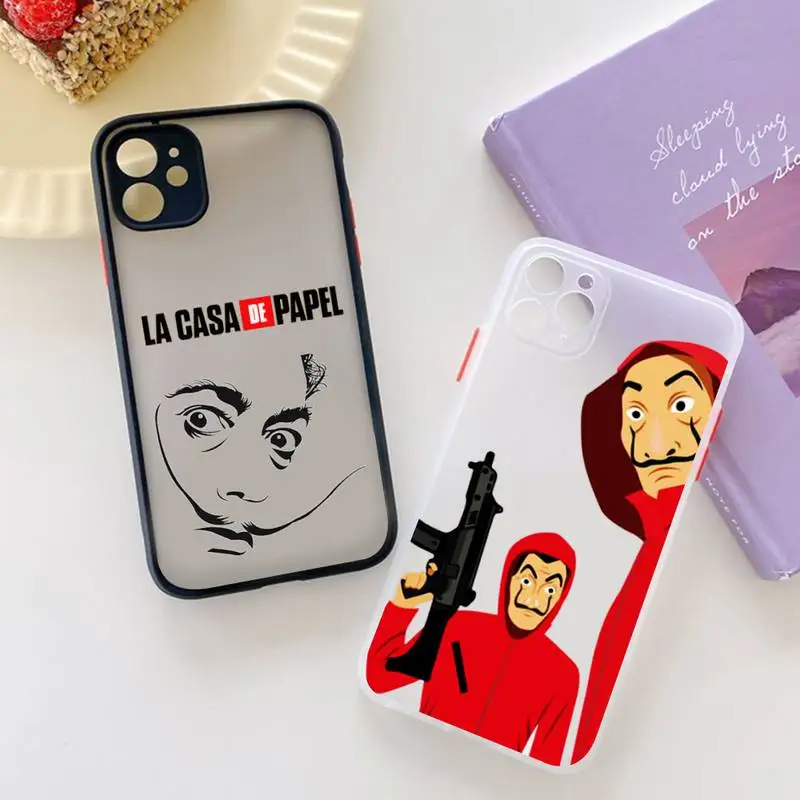 Spain TV Money Heist House Paper La Casa de papel Phone Case for iPhone 7 8 Plus X XR XS 11 12 pro MAX Matte Shockproof
Spain TV Money Heist House Paper La Casa de papel Phone Case for iPhone 7 8 Plus X XR XS 11 12 pro MAX Matte Shockproof