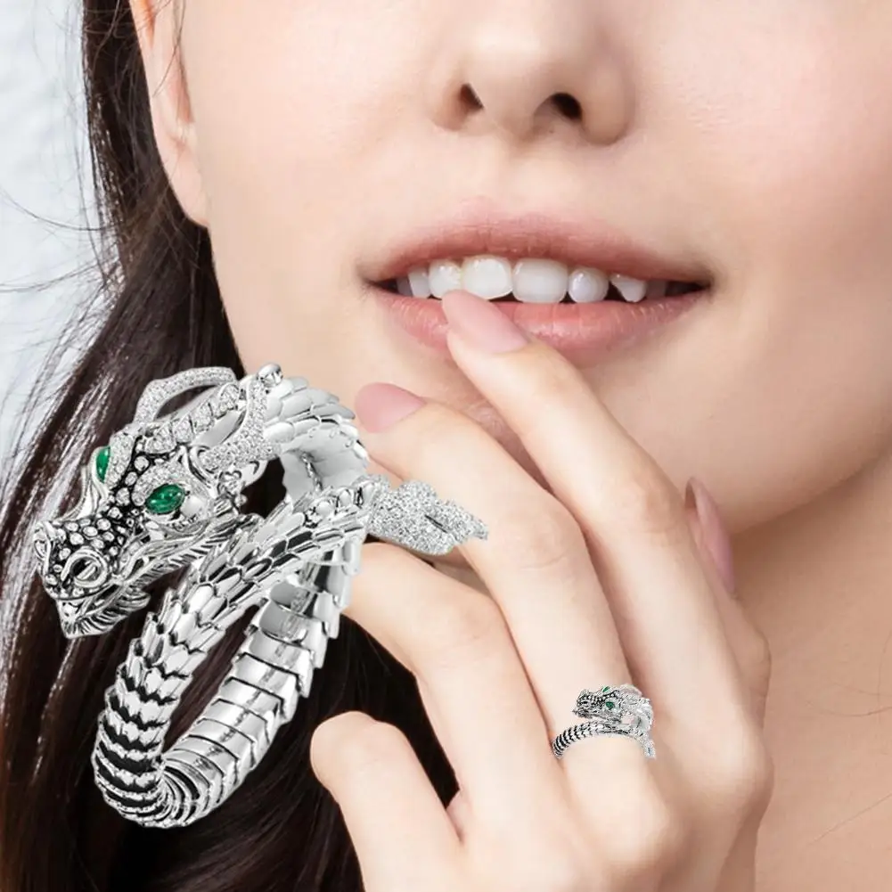 Adjustable Dragon Ring Gold Sliver Finger Rings Jewelry Hip Hop Animal Ring For Men Women Personality Fashion Jewelry A7z4
Adjustable Dragon Ring Gold Sliver Finger Rings Jewelry Hip Hop Animal Ring For Men Women Personality Fashion Jewelry A7z4