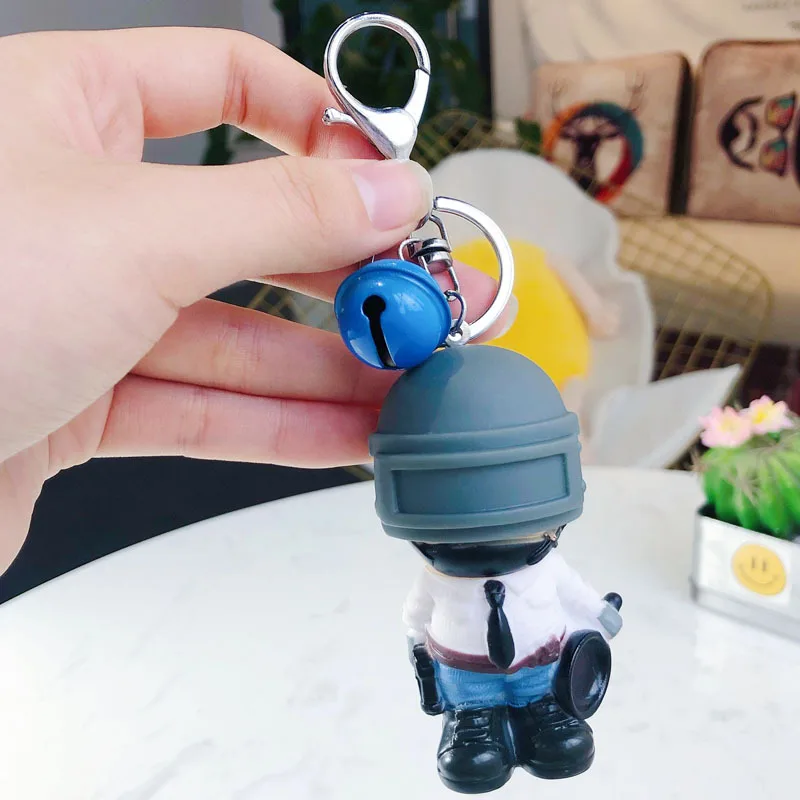 Game Creative Cartoon Warrior Men And Women Bag Woven Key Chain Pendant