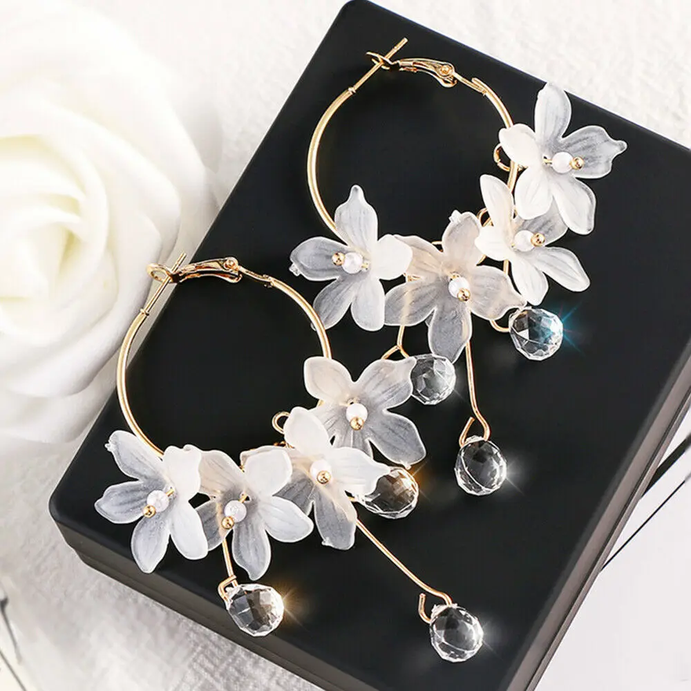 Fashionable Simple Earrings Flowers Rhinestone Tassel Earrings Long Earrings Femininity Ins Earrings Gift
Fashionable Simple Earrings Flowers Rhinestone Tassel Earrings Long Earrings Femininity Ins Earrings Gift