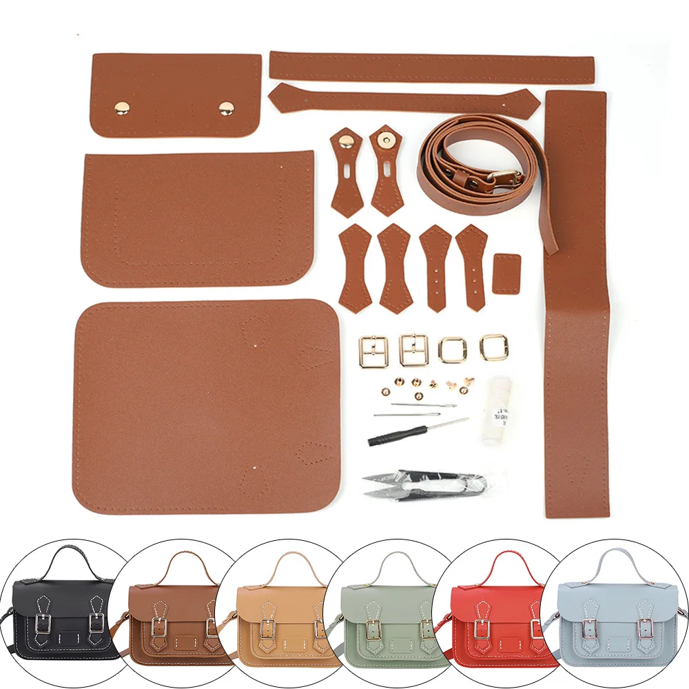PU Leather DIY Handmade Bag Cambridge Style Hand Stitching Sewing Tools Handle Shoulder for Women Bag Accessories
PU Leather DIY Handmade Bag Cambridge Style Hand Stitching Sewing Tools Handle Shoulder for Women Bag Accessories