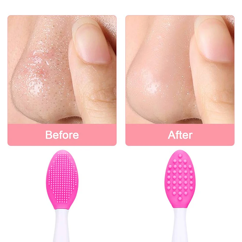 2pcs Lip and Nose Scrub Brush Silicone Exfoliating Lip Brush Double-Sided Soft Lip Nose Exfoliator Scrubber Tool MH88
2pcs Lip and Nose Scrub Brush Silicone Exfoliating Lip Brush Double-Sided Soft Lip Nose Exfoliator Scrubber Tool MH88