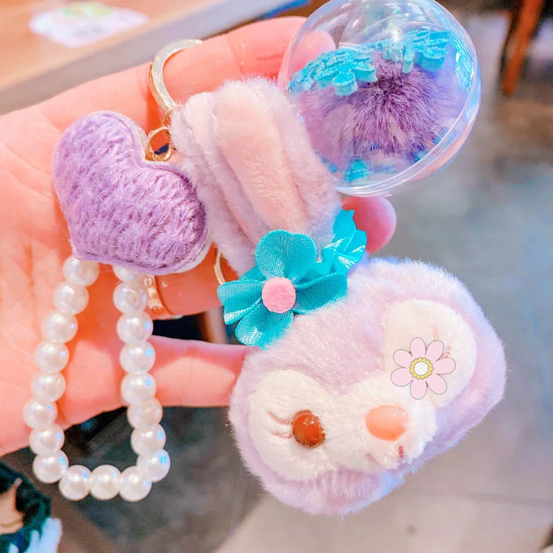 Disney Pearl Bow Snow Pendant Toys for Children Duffy Bear Shelliemay Rabbit Plush Toys Soft Stuffed Animals Cute Keychain
Disney Pearl Bow Snow Pendant Toys for Children Duffy Bear Shelliemay Rabbit Plush Toys Soft Stuffed Animals Cute Keychain