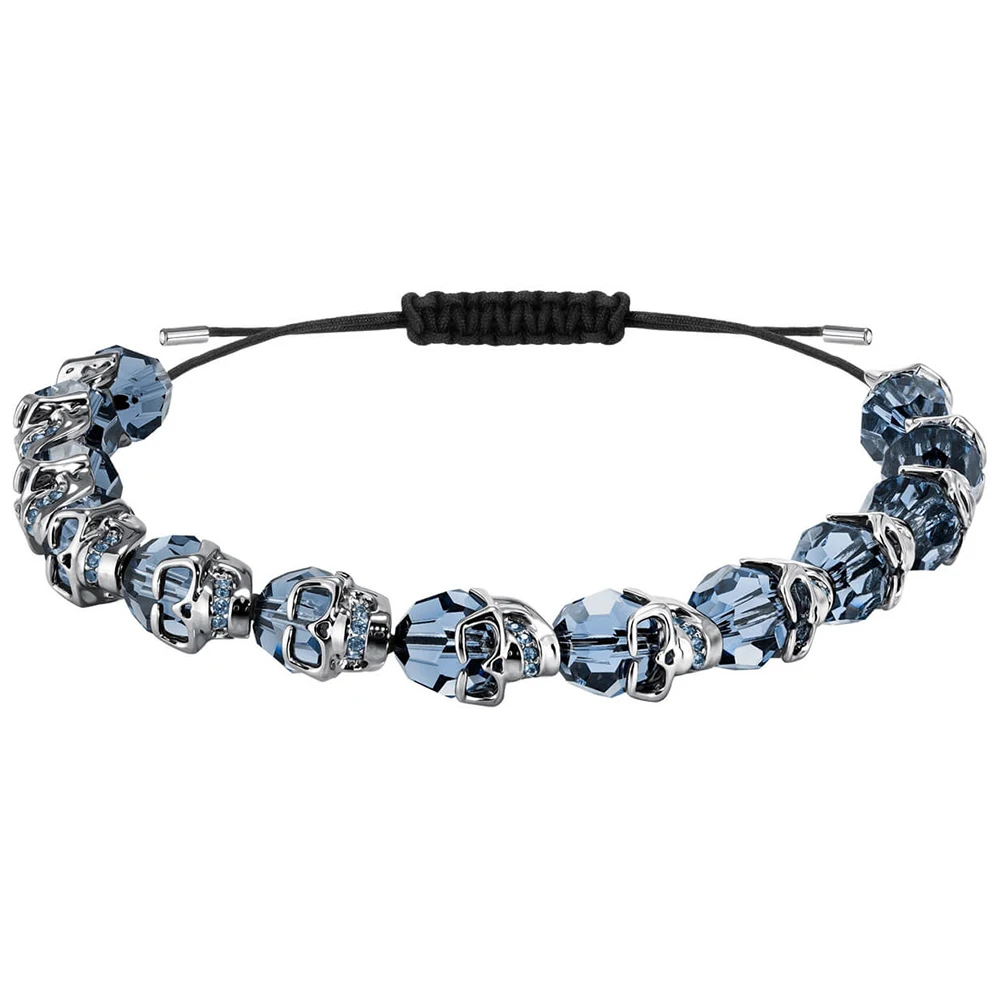 SWA Fashion Handsome Male Rock Style Accessories Black Woven Leather Skull Bracelet To Send Boyfriend The Best Romantic Gift
SWA Fashion Handsome Male Rock Style Accessories Black Woven Leather Skull Bracelet To Send Boyfriend The Best Romantic Gift