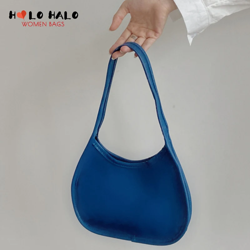 Niche Leather PU Half Moon Bags for Women Solid Color Crossbody Bag High Quality Handbag Luxury Designer Ladies Purses
Niche Leather PU Half Moon Bags for Women Solid Color Crossbody Bag High Quality Handbag Luxury Designer Ladies Purses