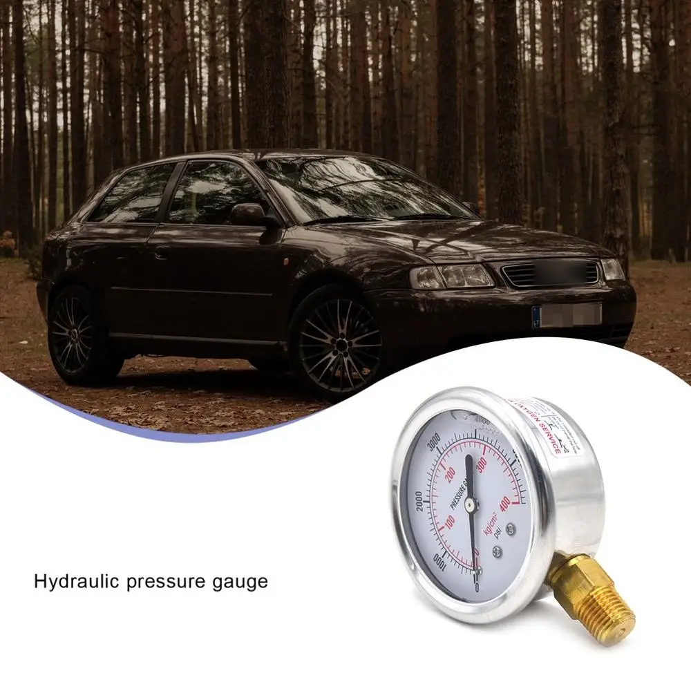 Манометр для нефти 0-5000psi Американский манометр резьбовой гидравлический