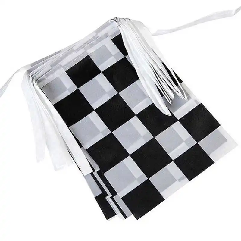 F1 Racing Checkered Hanging Flag 20PCS 6M Polyester Black White Printed Home Decorative 14x21cm Auto Sports Flags and Banners
F1 Racing Checkered Hanging Flag 20PCS 6M Polyester Black White Printed Home Decorative 14x21cm Auto Sports Flags and Banners