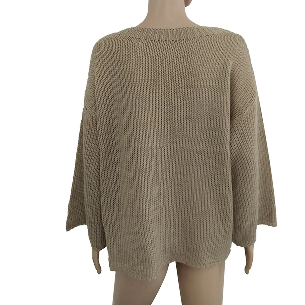 Spring Autumn Sweater Women Off Shoulder O-Neck Strapless Shawl Knitted Sexy Solid Color Knitted Pullover Sweater Truien Dames
Spring Autumn Sweater Women Off Shoulder O-Neck Strapless Shawl Knitted Sexy Solid Color Knitted Pullover Sweater Truien Dames