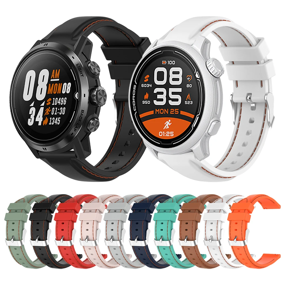 Suture silicone strap For COROS PACE 2 PACE2 Band For COROS APEX Pro / APEX 46mm 42mm Wristband Watchband Bracelet
Suture silicone strap For COROS PACE 2 PACE2 Band For COROS APEX Pro / APEX 46mm 42mm Wristband Watchband Bracelet