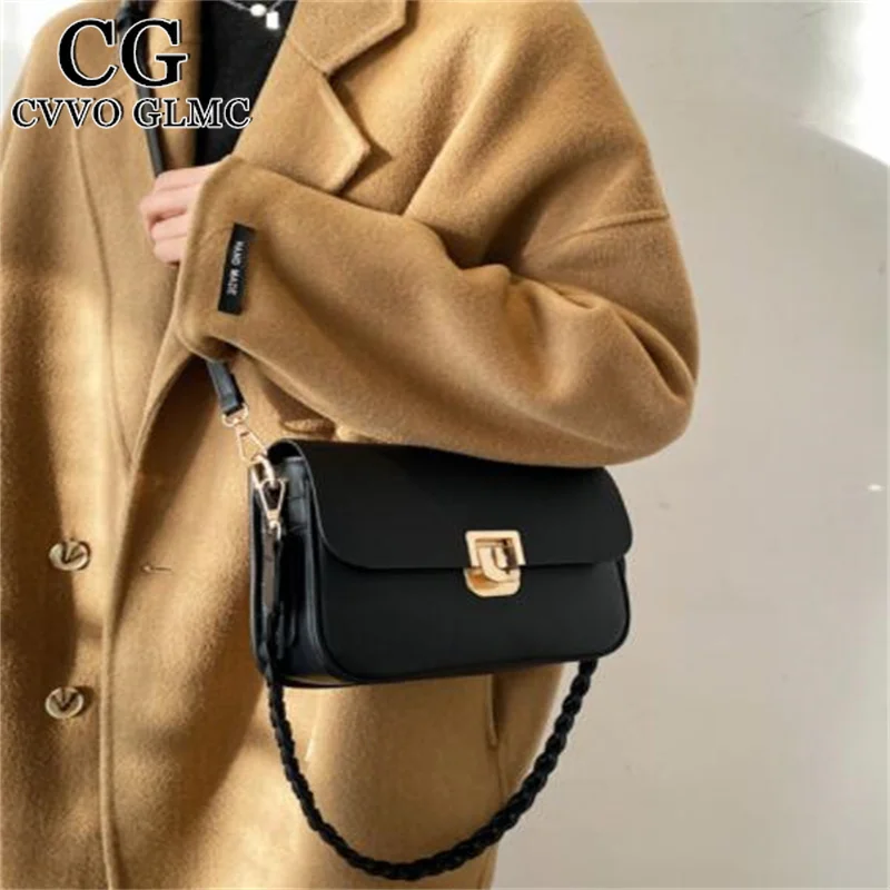 Cvvo Glmc ladies one-shoulder fashion handbag retro small square bag solid color PU female casual messenger bag mobile phone bag
Cvvo Glmc ladies one-shoulder fashion handbag retro small square bag solid color PU female casual messenger bag mobile phone bag