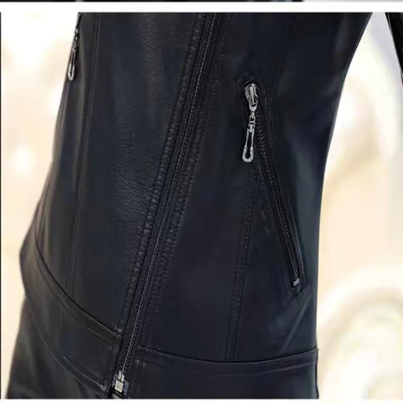 Leather Women's Jacket Short Fashion New Product Autumn And Winter Suit Collar Slim Temperament Simulation Leather Jacket
Leather Women's Jacket Short Fashion New Product Autumn And Winter Suit Collar Slim Temperament Simulation Leather Jacket