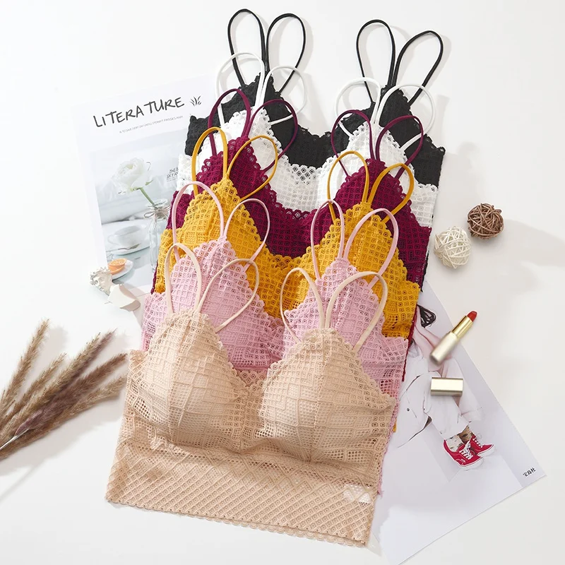 Women Lace Tank Top Gathered Breathable No Steel Ring Tube Top Beauty Back Comfort Camisole Underwear New
Women Lace Tank Top Gathered Breathable No Steel Ring Tube Top Beauty Back Comfort Camisole Underwear New