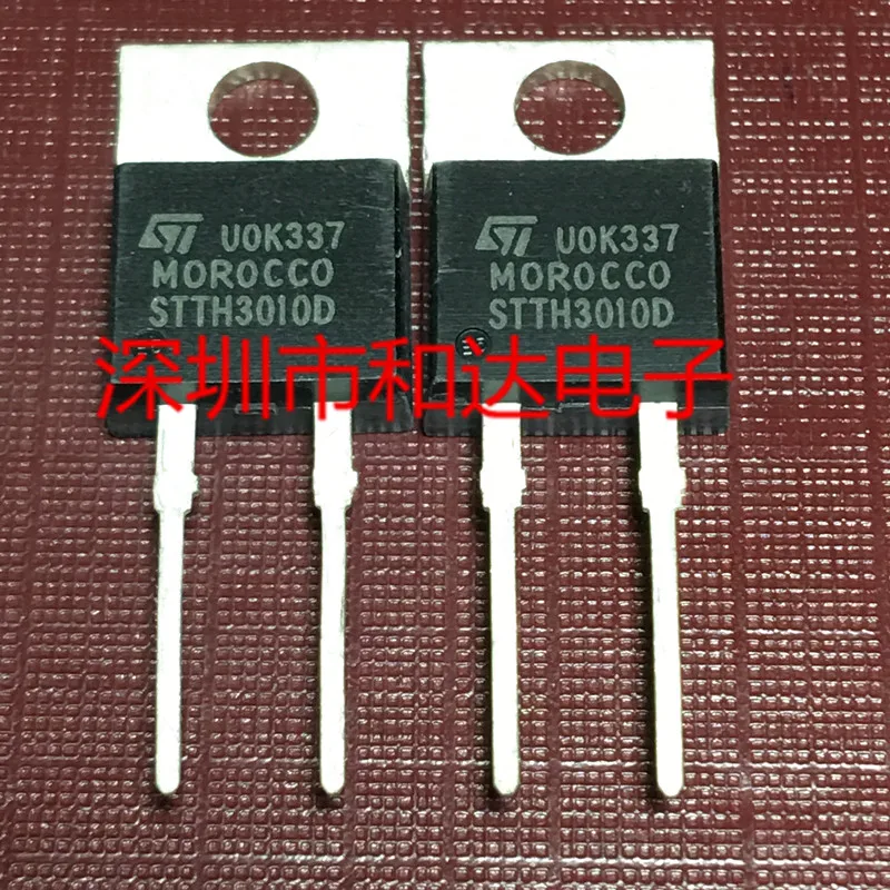 5 шт. STTH3010D TO-220-2 1000V 30A
5 шт. STTH3010D TO-220-2 1000V 30A