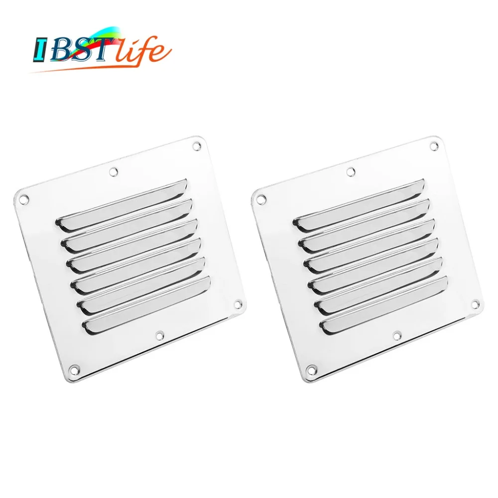 2PCS Marine Grade Stainless Steel 316 Boat Marine Square Air Vent Louver Vent Grille Ventilation Louvered Ventilator Grill Cover
2PCS Marine Grade Stainless Steel 316 Boat Marine Square Air Vent Louver Vent Grille Ventilation Louvered Ventilator Grill Cover